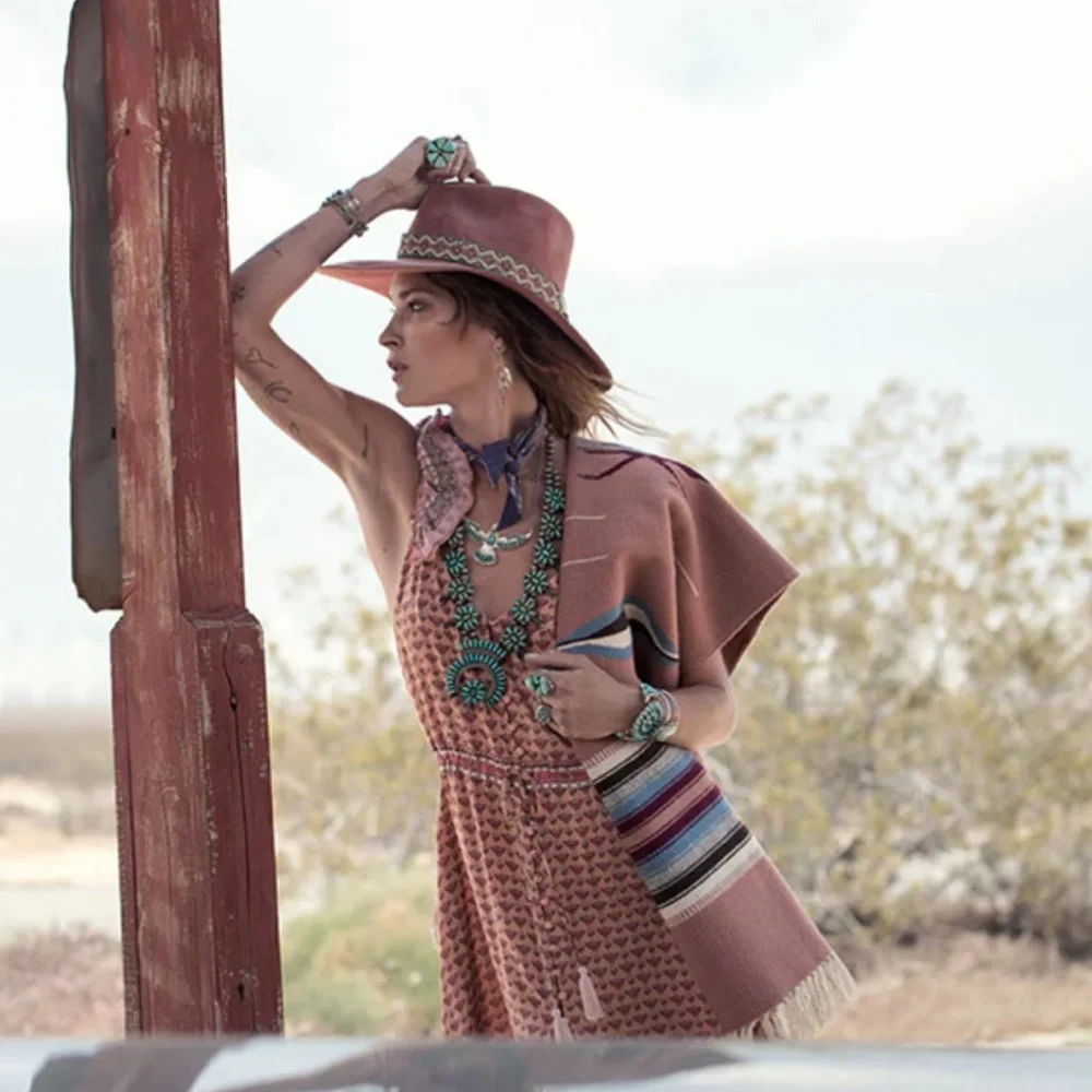 Spell Sunset Road Frill Gown - Picture 5 of 16